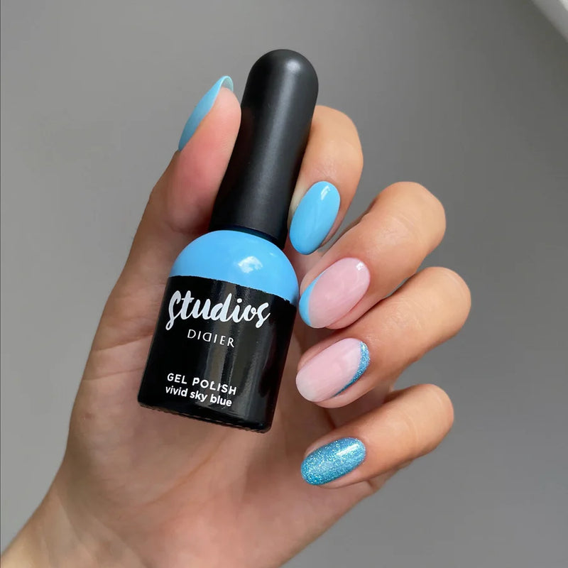 "Studios Didier" gel polish, vivid sky blue, 8 ml.