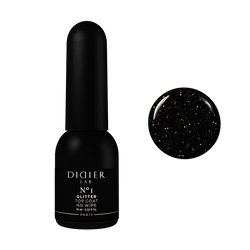 Gel polish "Didier Lab", Glitter Top coat, No1