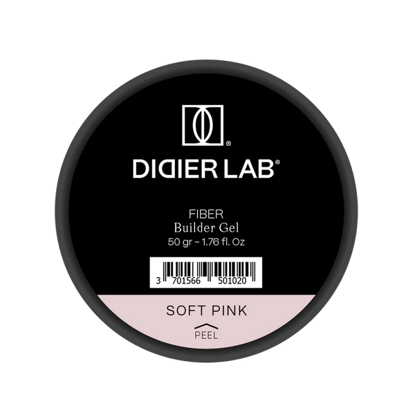 Fiber Builder Gel, Soft Pink, 50g.