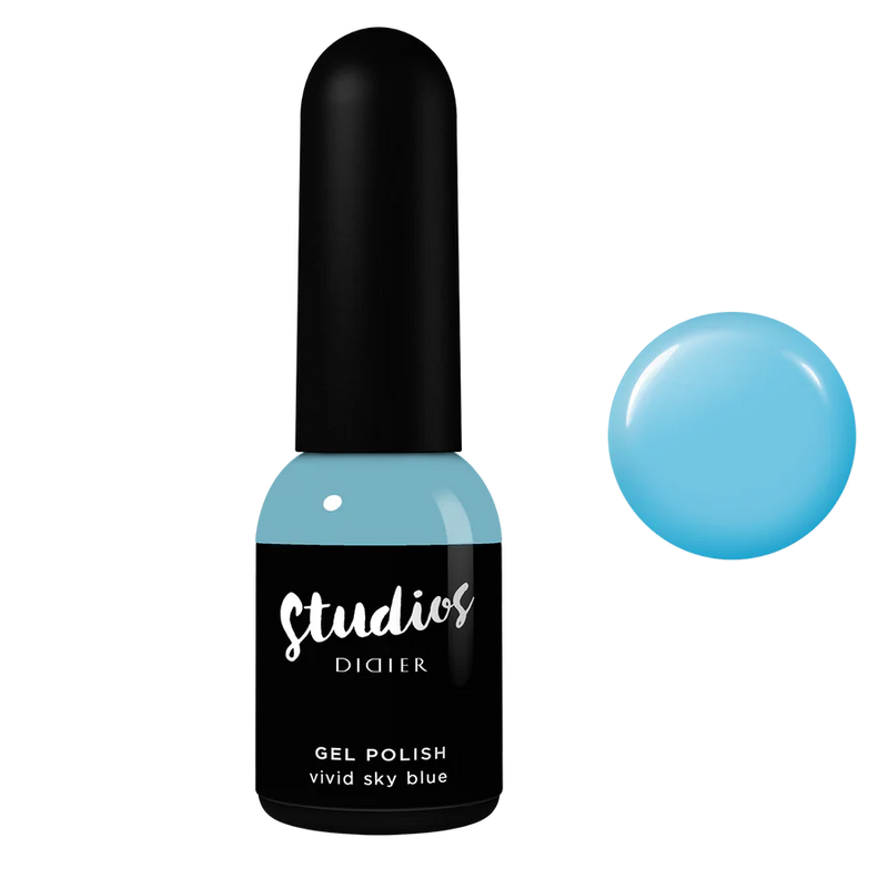 "Studios Didier" gel polish, vivid sky blue, 8 ml.