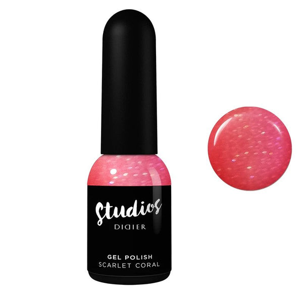 Gel nail polish Studios, Scarlet Coral, 8ml